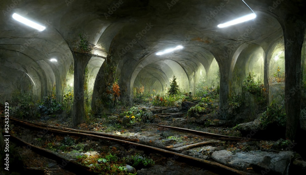 Fototapeta premium tunnel in the tunnel