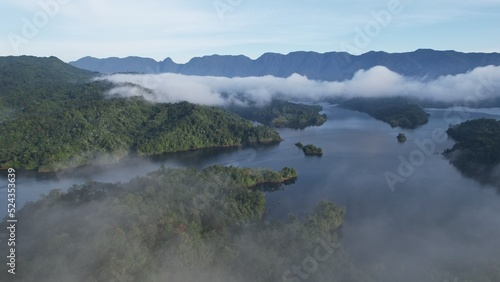 The Mountains and Fjords of Milford Sound and Doubtful Sound, New Zealand. Bengoh Valley, Sarawak.