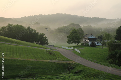 morning in the mountains