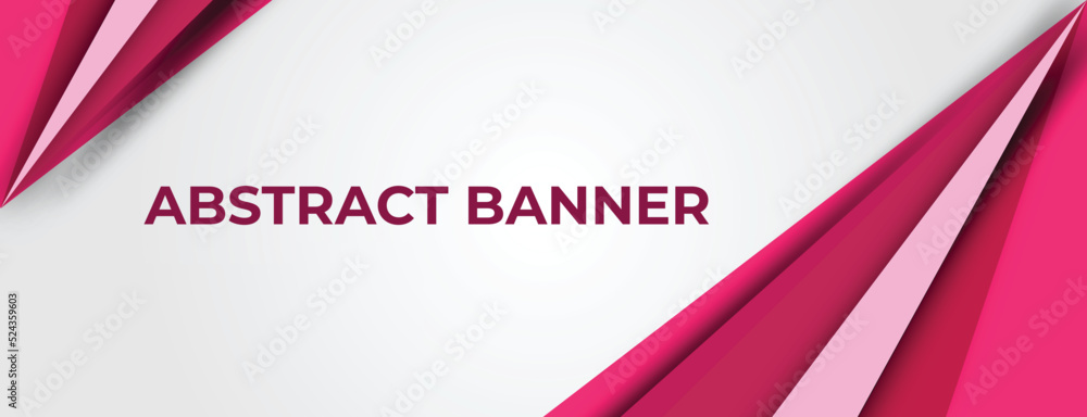 Creative Vector Banner, Abstract Background Design, Backdrop Header, Cover Page Template Design