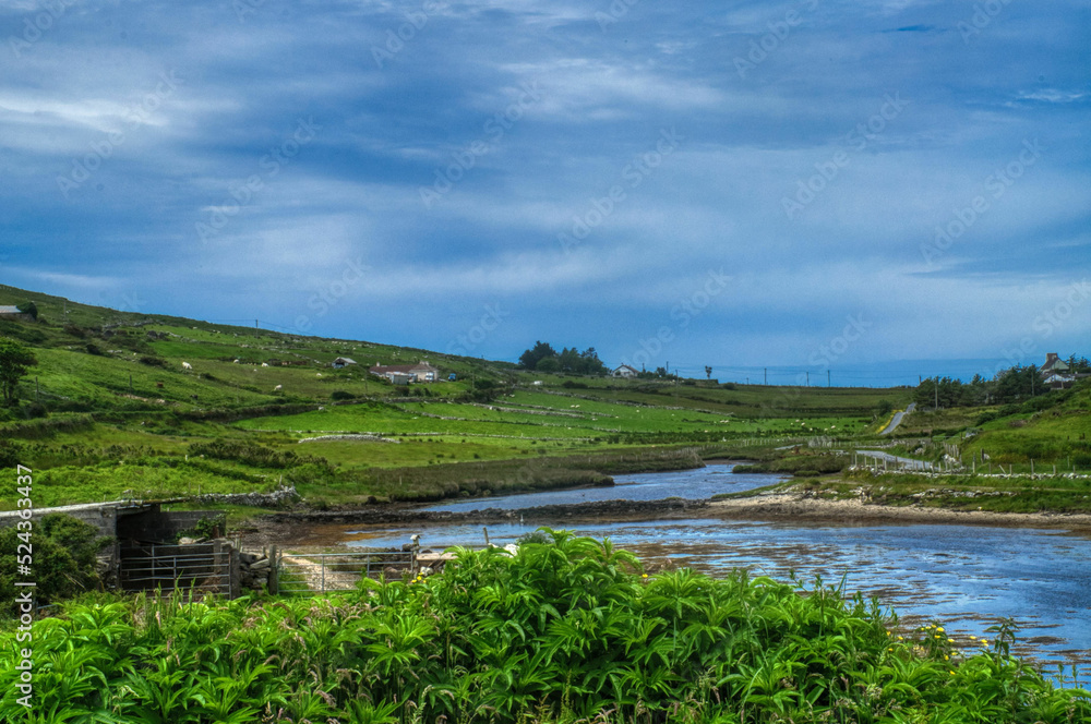 Obraz premium landscape with river