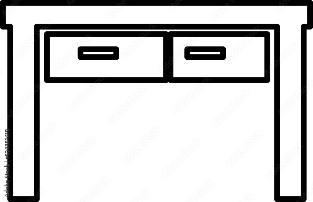 simple table vector icon illustration on white background..eps simple table vector icon illustration on white background..eps