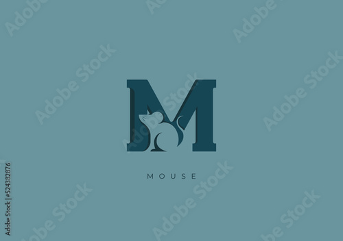 MOUSE M MONOGRAM