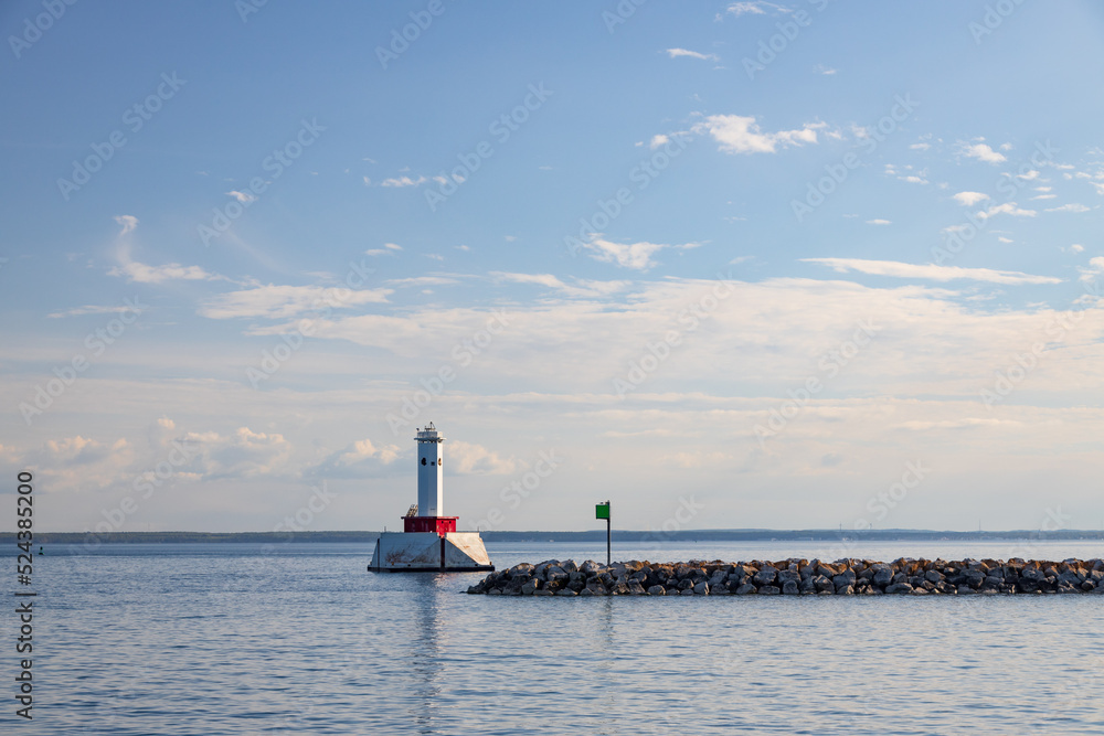 Round Island Passage Light, lighthouse in Michigan
