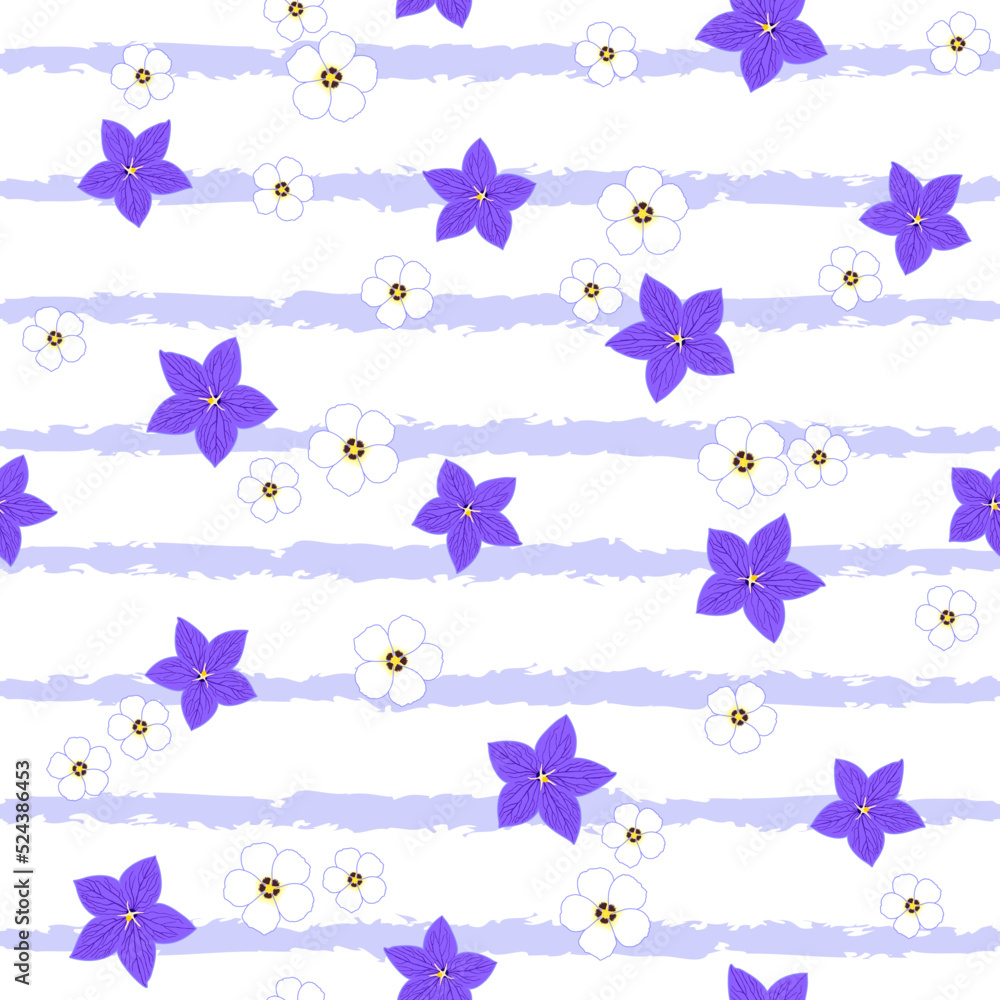 blue floral print. white flower seamless pattern. ditsy floral background. good for fabric, dress, wallpaper, fashion, background. blue floral print. white flower seamless pattern. ditsy floral background. good for fabric, dress, wallpaper, fashion, background.