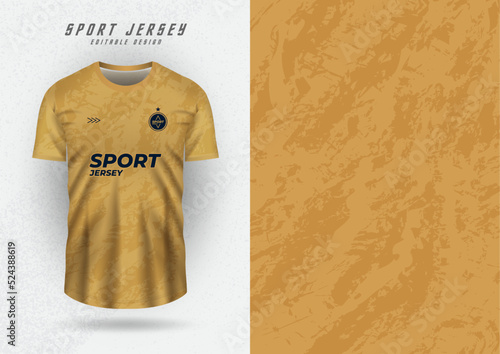 Background mockup for sports jerseys, jerseys, running jerseys, faded gold pattern.