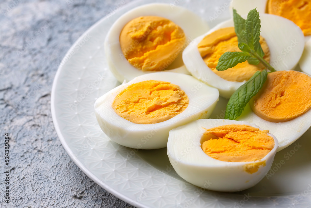 Boiled sliced egg, food photo Boiled sliced egg, food photo