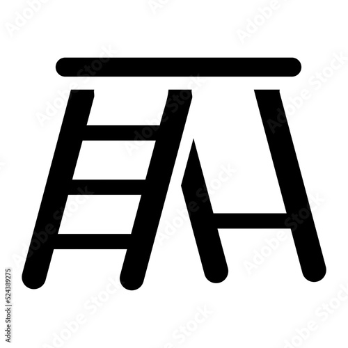 ladder glyph icon photo