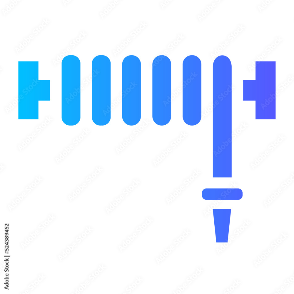 water hose gradient icon water hose gradient icon