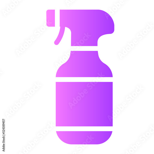 spray bottle gradient icon