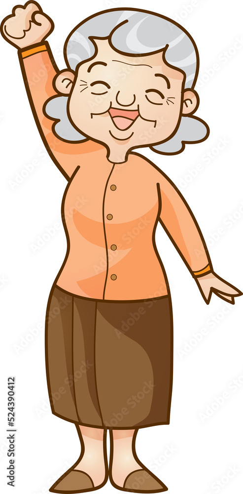 Thai traditional cartoon character and element Thai traditional cartoon character and element