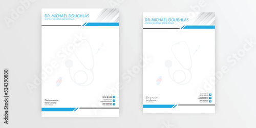 Medical Doctors Prescription Letterhead Design Pad