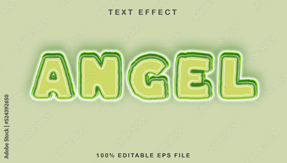 Angel Text Style Effect Angel Text Style Effect