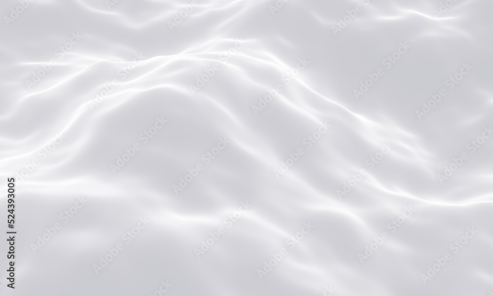 3D render Ice mountain. White terrain. Cold environment