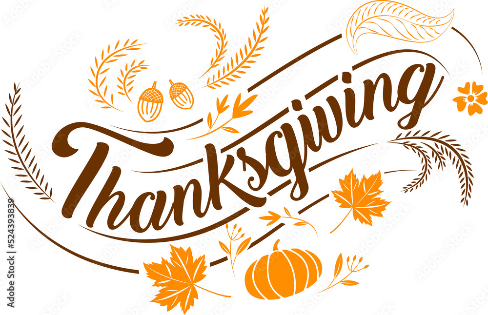 thanksgiving, typography, Calligraphy design thanksgiving, typography, Calligraphy design