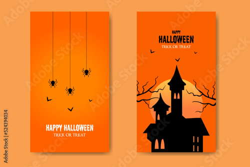 Happy Halloween Social Media Story Template Bundle