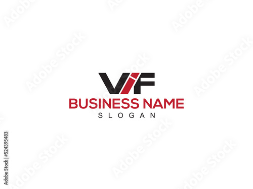 Initial VIF Logo Icon, Creative vif Letter Logo Icon With Modern Vector Art For Any Type Of Business photo