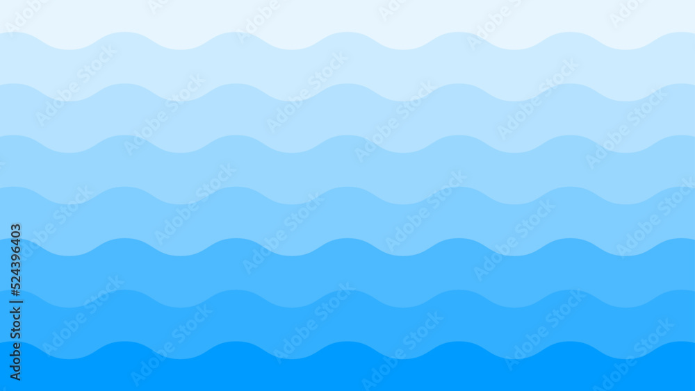 Wavy fluid ocean blue banner background design vector. Wavy fluid ocean blue banner background design vector.