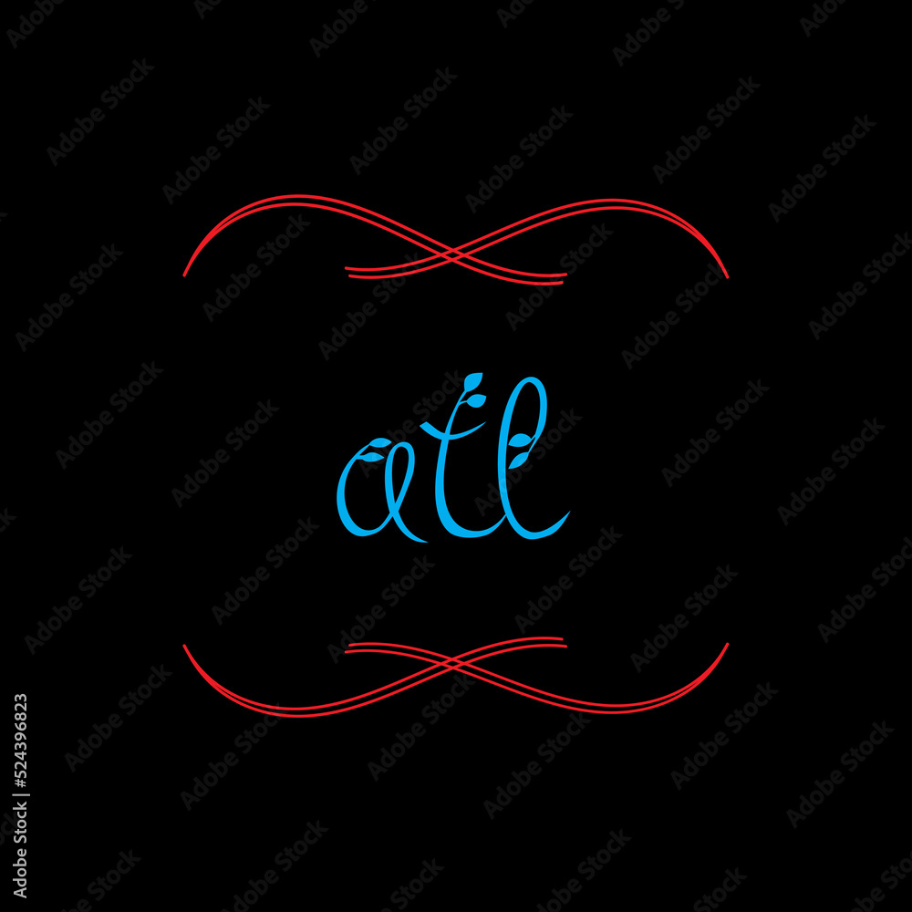 ATL logo,A T L design,ATL letter monogram logo design vector,unique ...