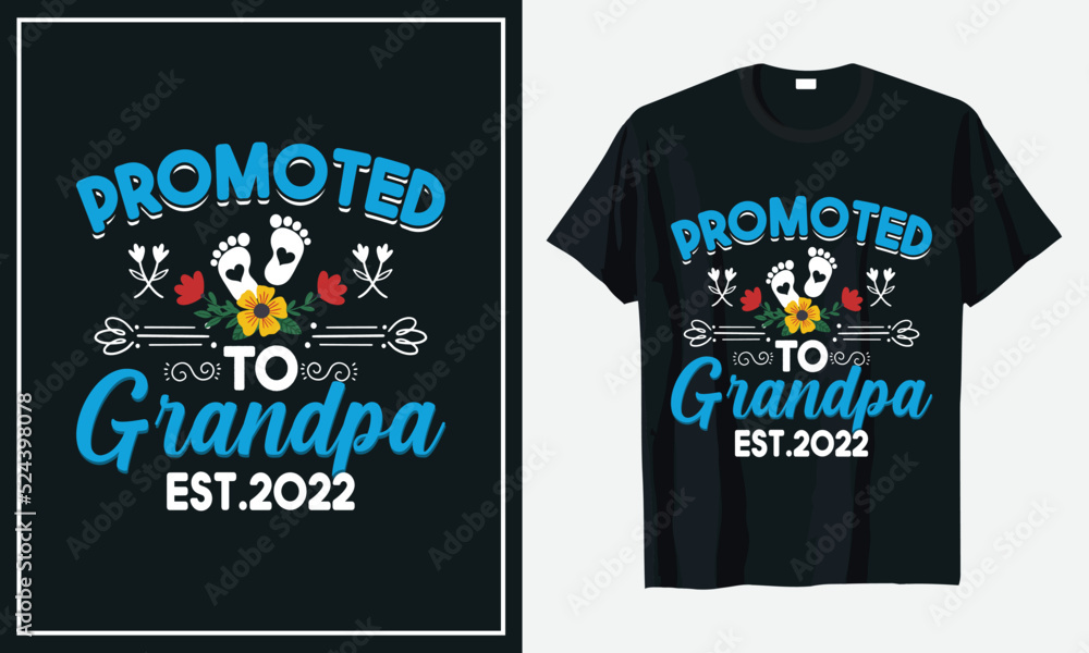 Grandparents day t-shirt design premium vector