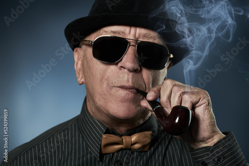 gentleman with pipe