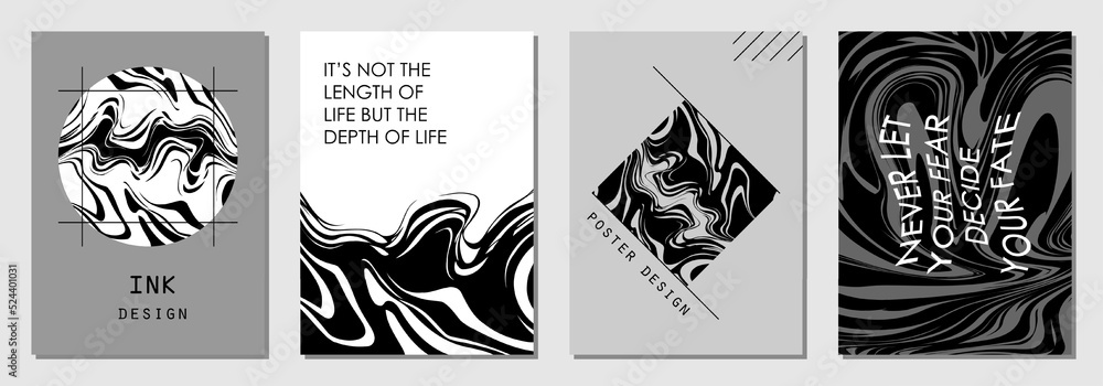 Set of abstract posters in cyberpunk style for your banner, flyer or business card. Modern, trendy colors, minimalism art. Set of abstract posters in cyberpunk style for your banner, flyer or business card. Modern, trendy colors, minimalism art.