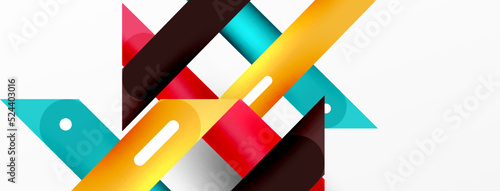 Background overlapping lines. Dynamic lines abstract wallpaper. Straight lines composition vector illustration for wallpaper banner background or landing page