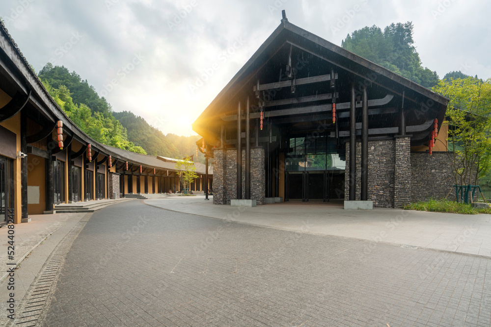 Summer resort in Chinese Countryside Summer resort in Chinese Countryside