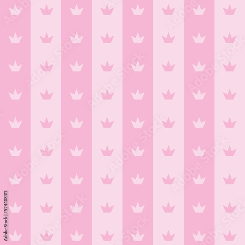 Princess. Crown.Seamless .Pattern .Background vector. Illustration