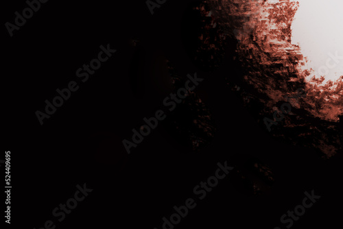 Illustration abstract bright flash in the black sky