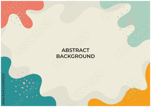 aesthetic colorful abstract background template
