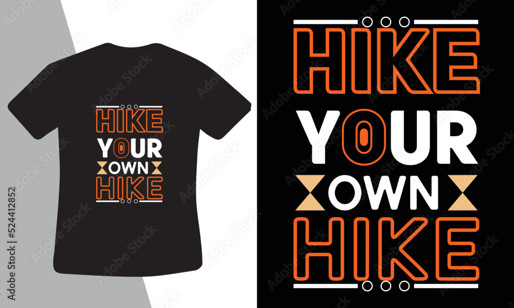 Hiking t-shirt design template for hiking lover. Hiking t-shirt design template for hiking lover.