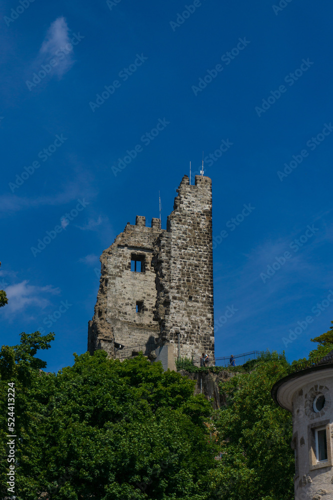 Castle ruin on the drachenfels Bonn