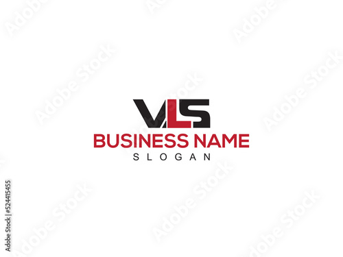 Monogram VLS Logo Letter Vector Art, Colorful VL vls Logo Icon Design With Three Letter For Your Brand photo