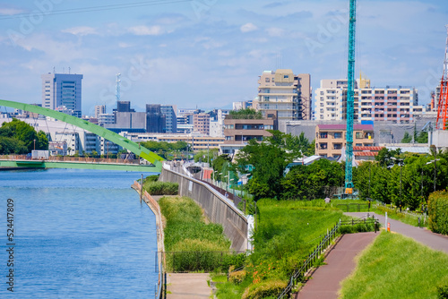 尾久橋からの隅田川(王子方面)