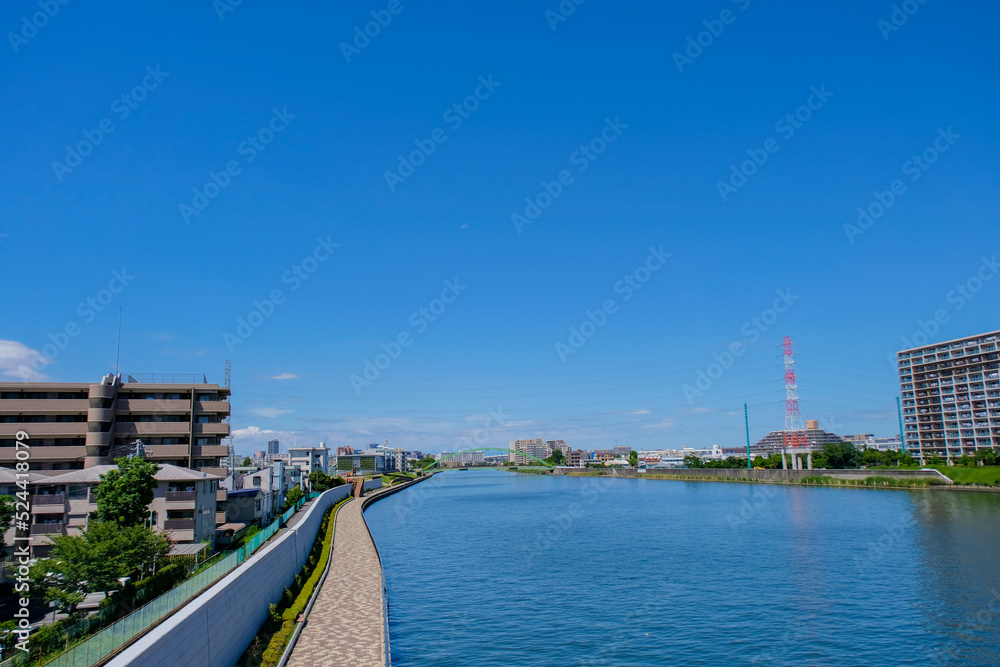 尾久橋からの隅田川(王子方面)