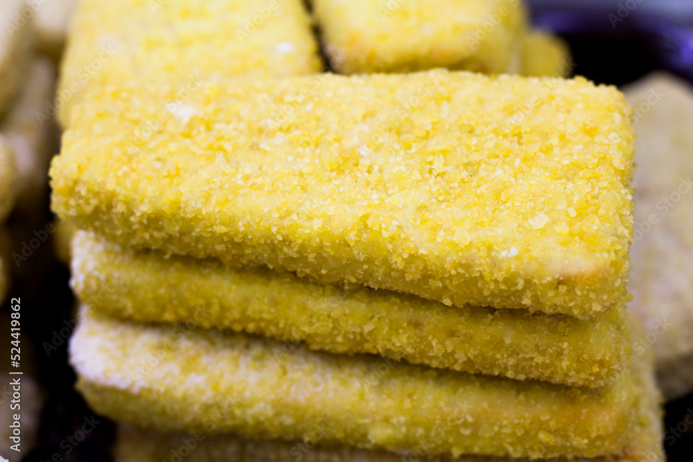 Salmon fish cutlets, semi-finished Salmon fish cutlets, semi-finished