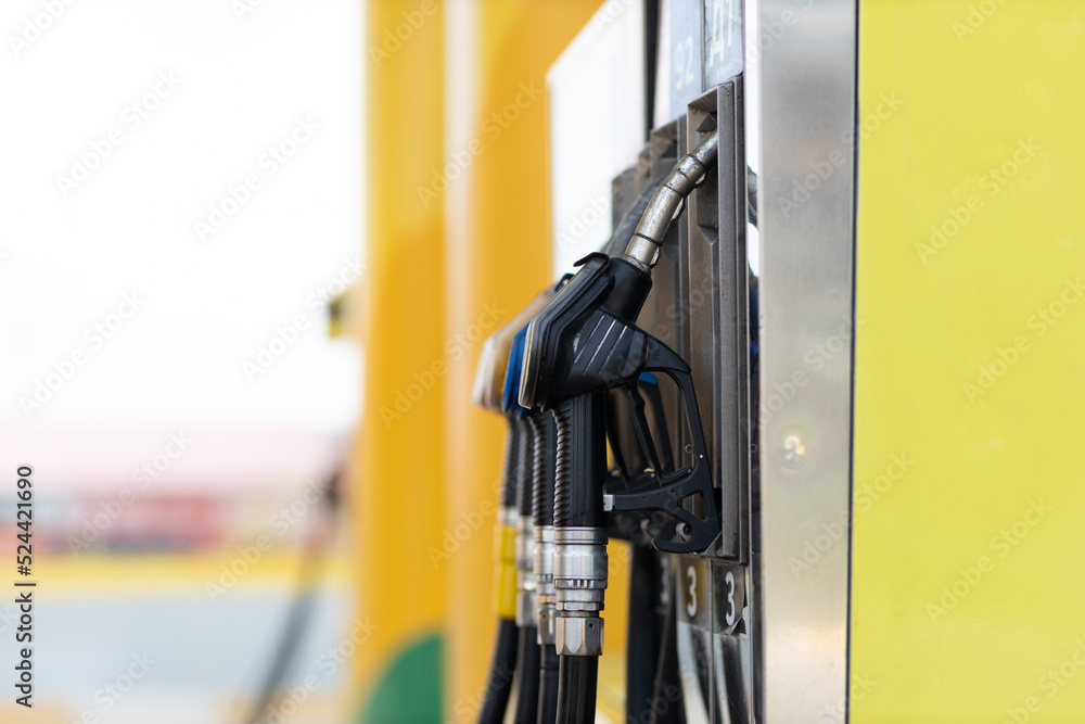 custom made wallpaper toronto digitalClose up filling gun in his hand at gas station.
