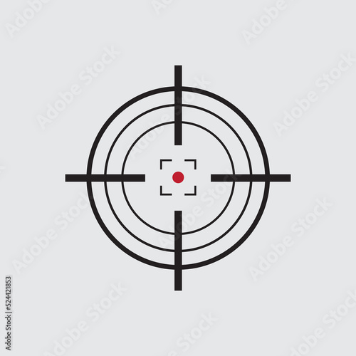 FOCUS SNIPER , ICON LOGO VECTOR