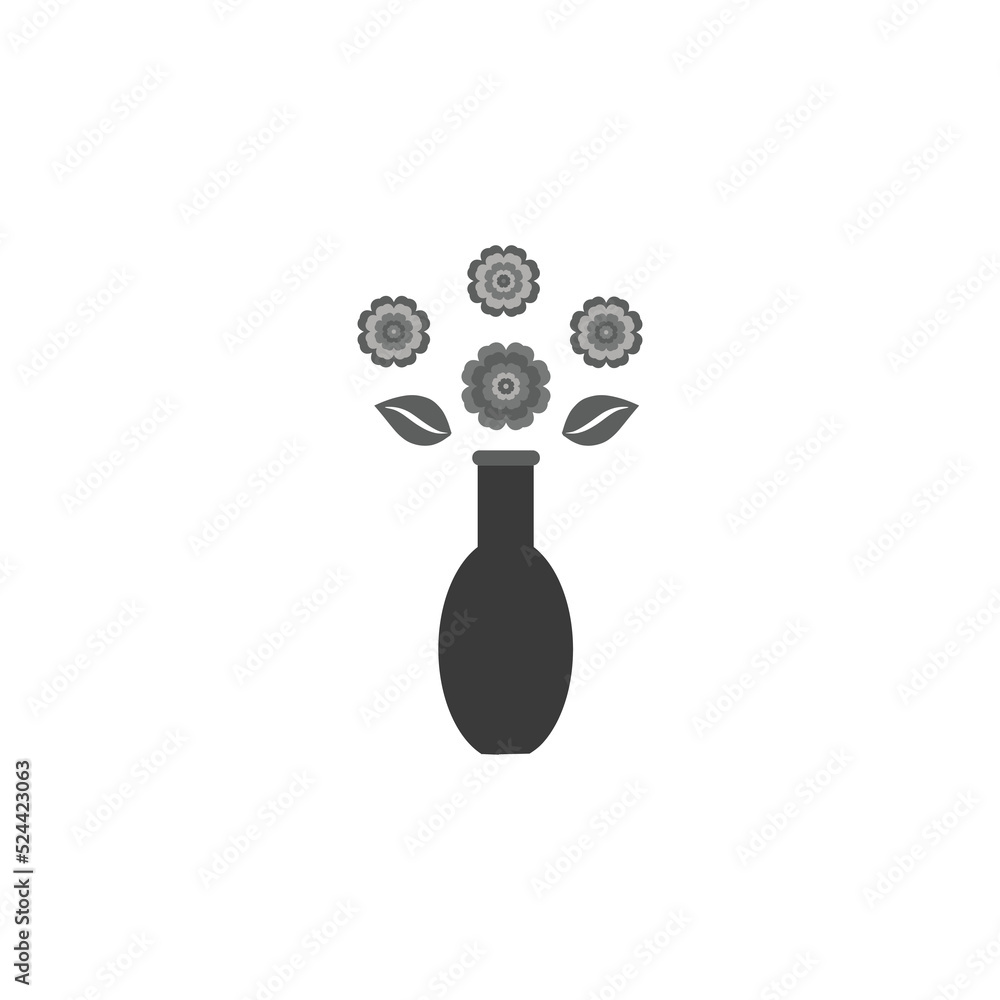 Flower vase vector icon. filled flat sign . Flowers bouquet glyph icon. Symbol, logo illustration. Vector graphics Flower vase vector icon. filled flat sign . Flowers bouquet glyph icon. Symbol, logo illustration. Vector graphics