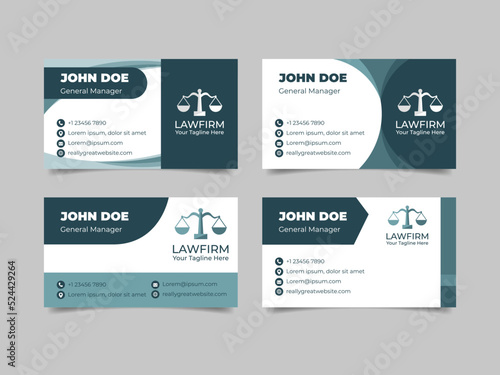 Law Firm Business Card Template