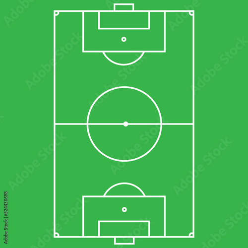 football field icon for strategy , vector logo icon