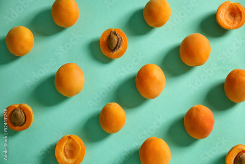 Composition with ripe apric...