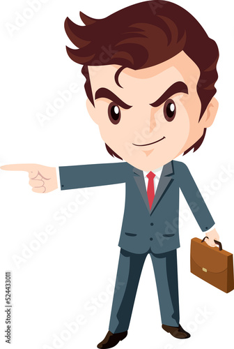 employees and office workers cartoon characters