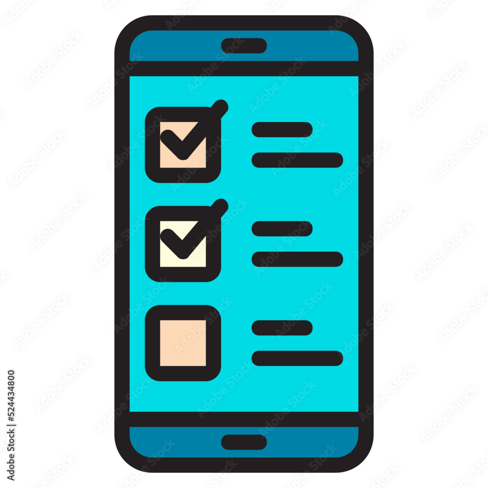 Online survey , Online Service filled outline icon. Online survey , Online Service filled outline icon.