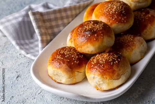 Wallpaper Mural Traditional delicious handmade Turkish pastry cheese pastry (Turkish name; pogaca) Torontodigital.ca