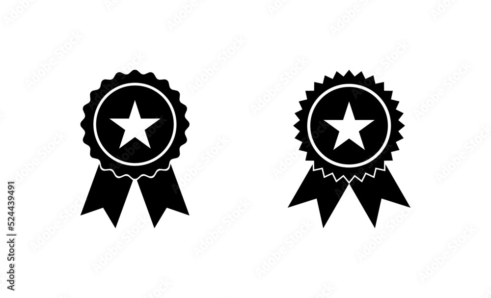 Badge icon vector. Awards icon vector. Achieve sign and symbols Badge icon vector. Awards icon vector. Achieve sign and symbols