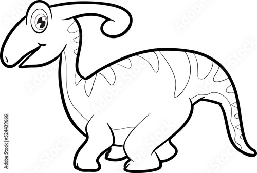 cartoon dinosaurs jurassic world for kids cute dinosaurs black and white for coloring © watcartoon