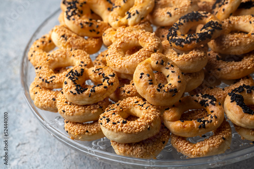 Turkish Bagel with sesame s...