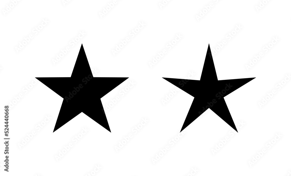 Star icon vector. rating sign and symbol. favourite star icon Star icon vector. rating sign and symbol. favourite star icon